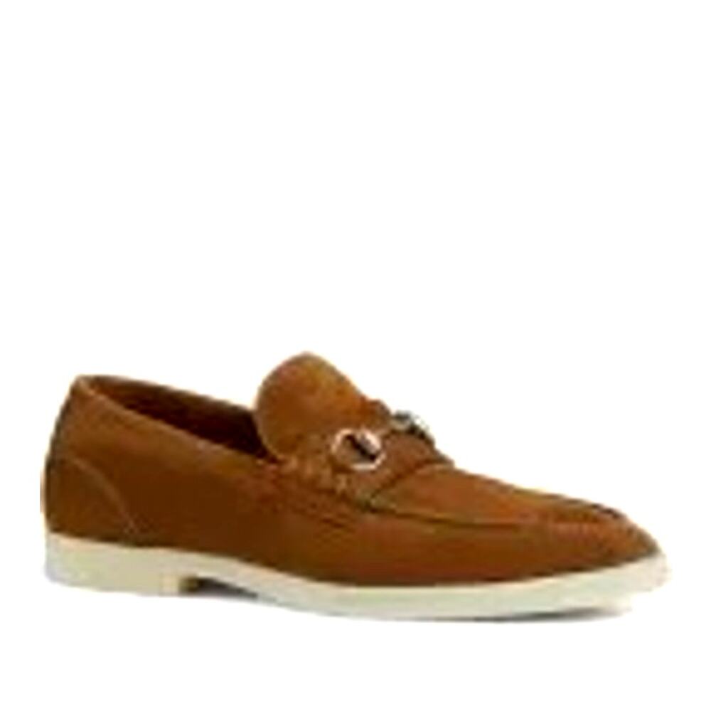 Gucci Men's Konrad Horsebit Loafer Brown Suede Size 11.5  US 12 New